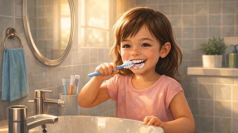 Consejos de aseo e higiene para niños: rutinas diarias con autonomía