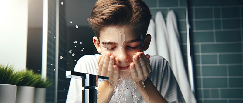Consejo: Lavarse la cara