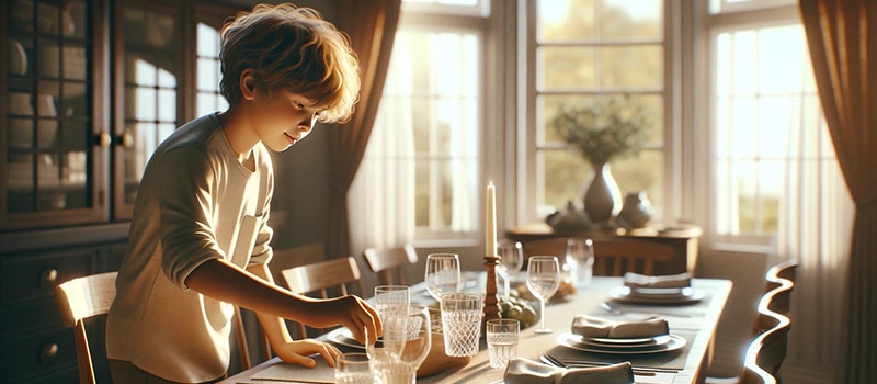 Consejo: Poner la mesa