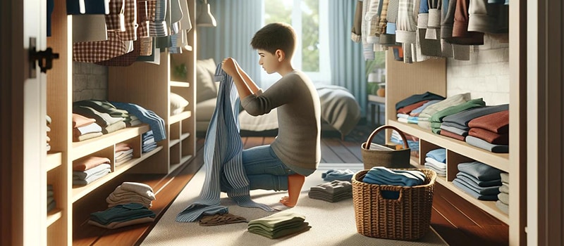 Consejo: Ordenar la ropa